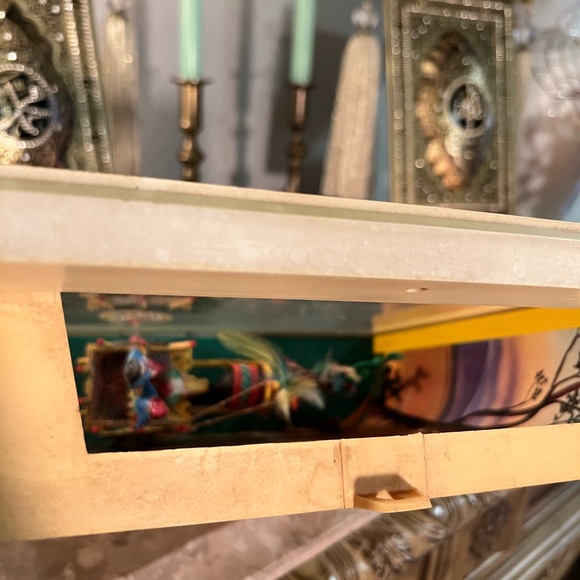 Vintage Sicilian Italian Folk Art miniature Horse And people Souvenir in box 60s - Picture 10 of 16